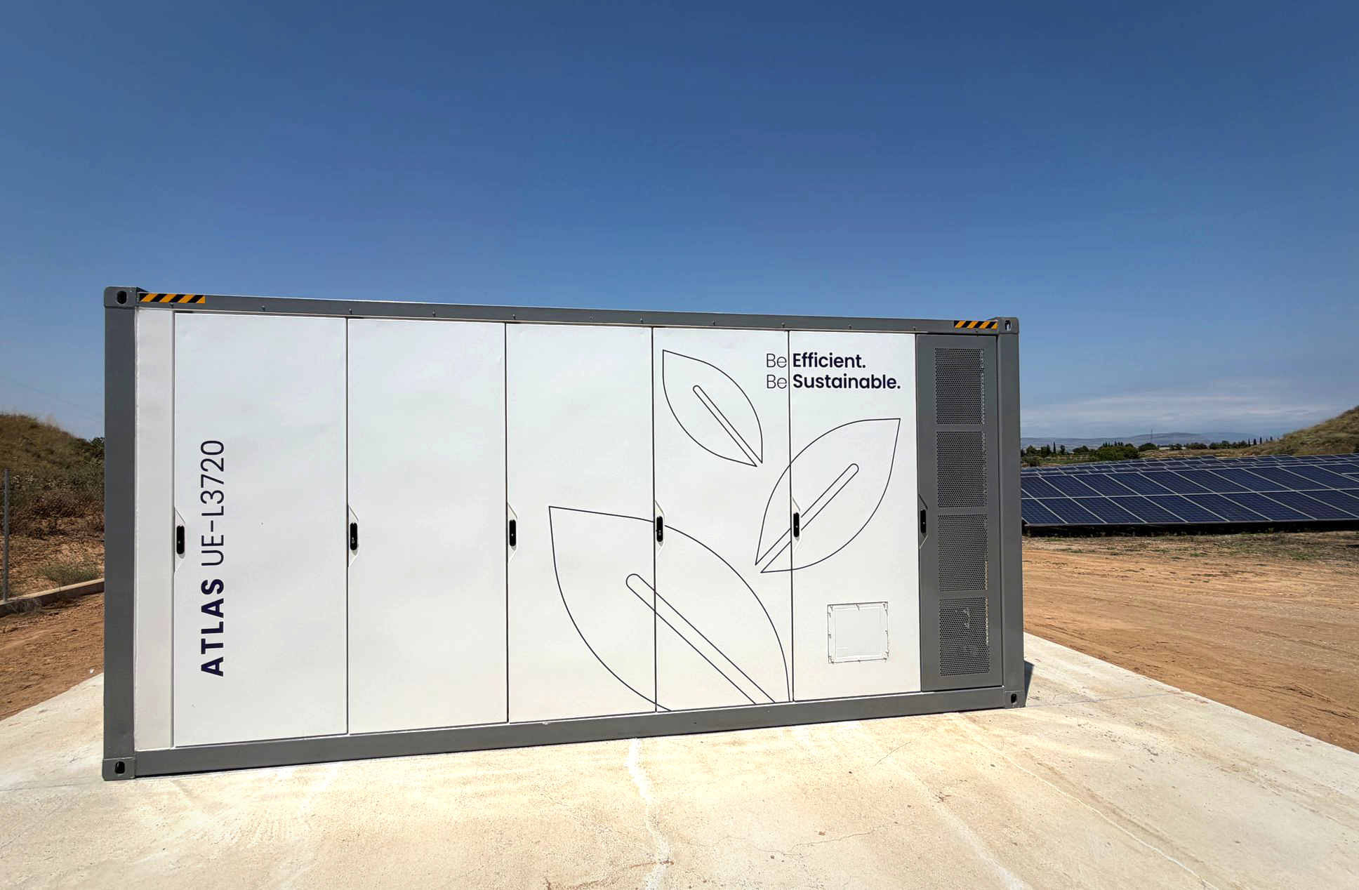 Hibridación de parque fotovoltaico con sistema BESS ZEUS UE-L5015 en Tarragona, España